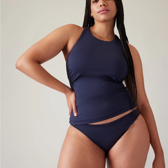 Athleta navy blue tankini top - Picture 3 of 7